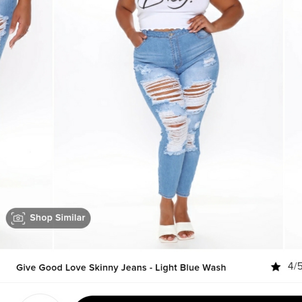 Distressed  Fashion Nova Jean's